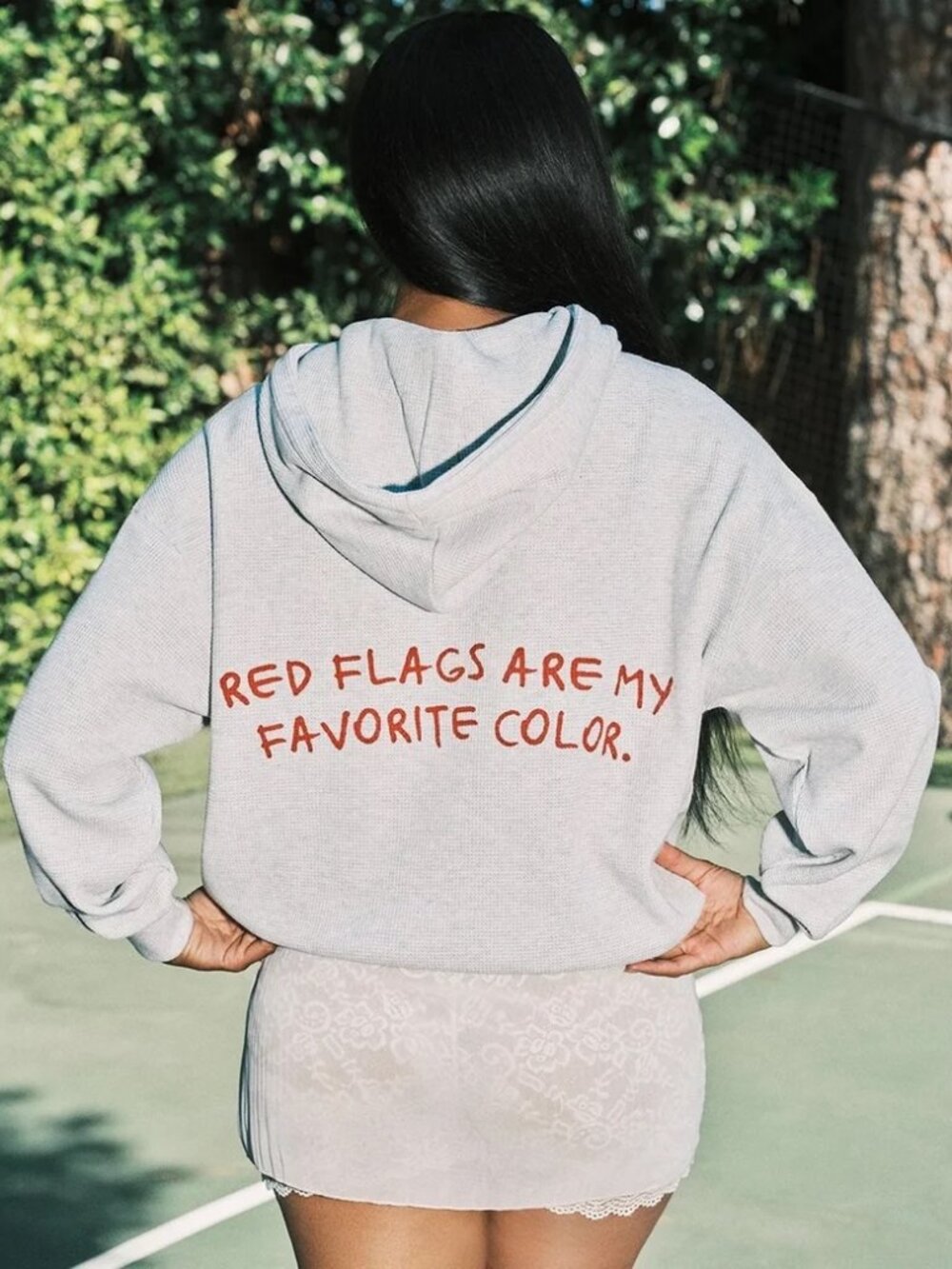 BNWT In Package Red Flags Hoodie x Boys Lie